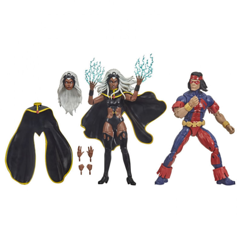 Boneco Articulável X-Man Tempestade E Pássaro Trovejante Marvel Legends E9297