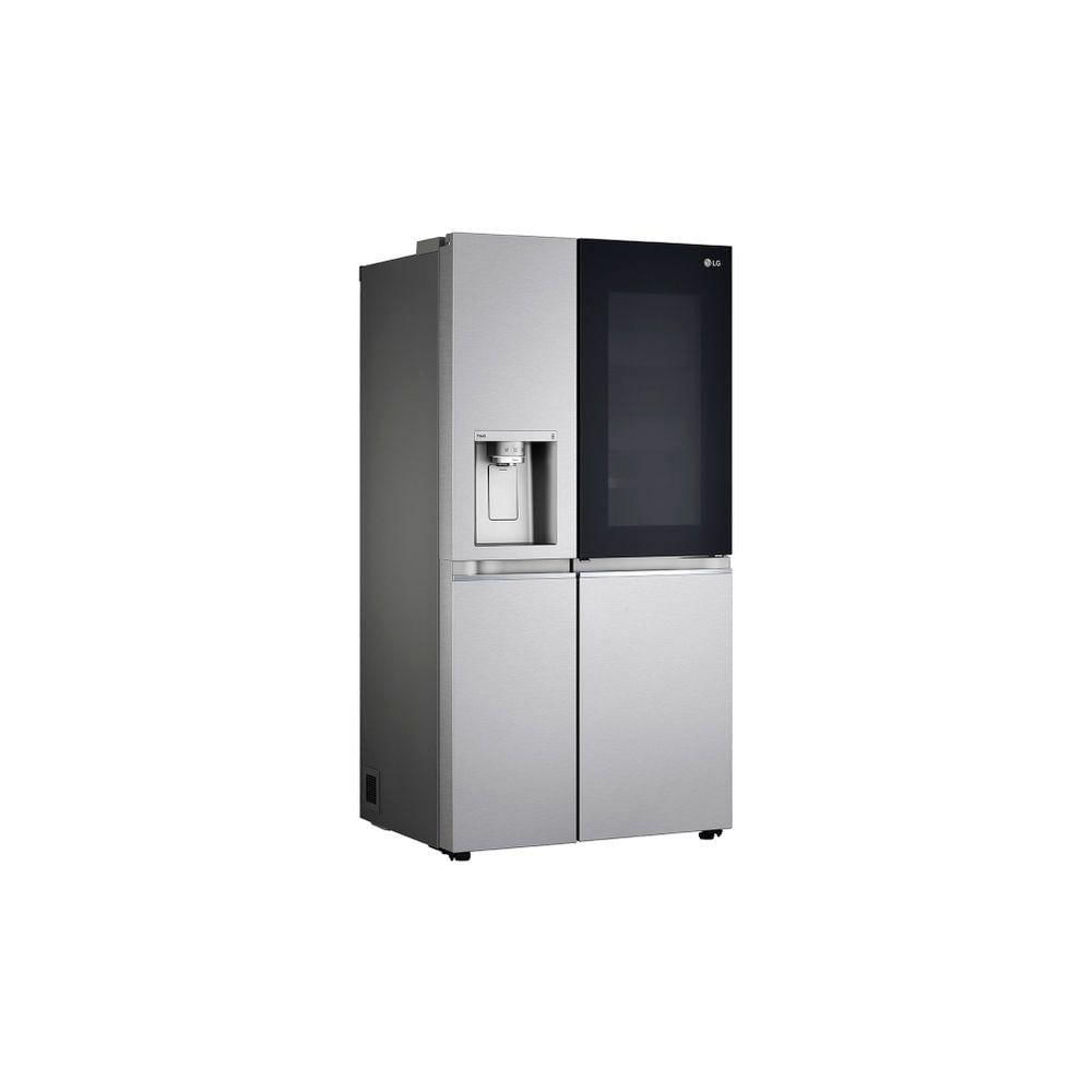 Refrigerador Smart LG Side By Side Instaview Door-in-door UVNANO 589L Aço Escovado 220V GC-X257CSHS 110V
