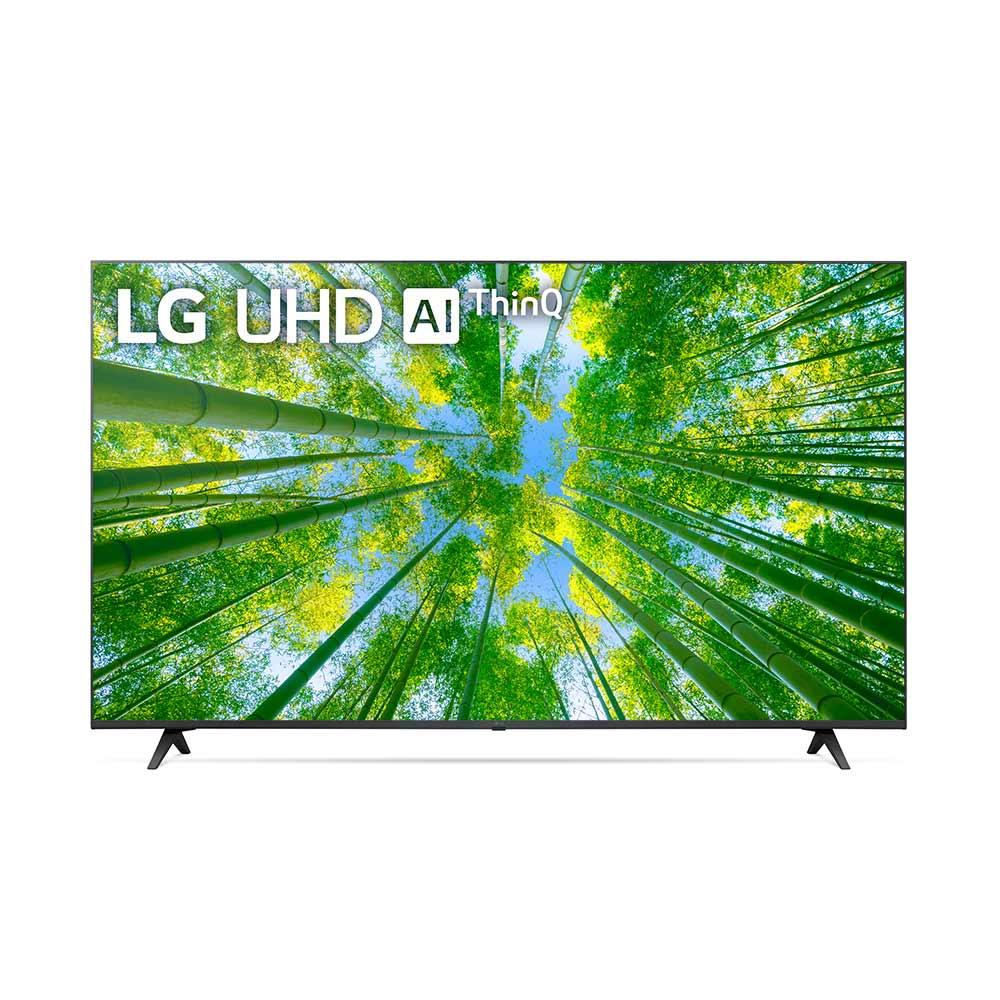 Smart TV LED 55" 4K Ultra HD LG 55UQ8050PSB WebOS 22 ThinQ AI 2 USB 3 HDMI Preta