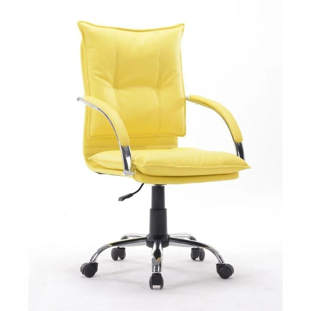 Cadeira Diretor Pelegrin Pel-280 Amarela