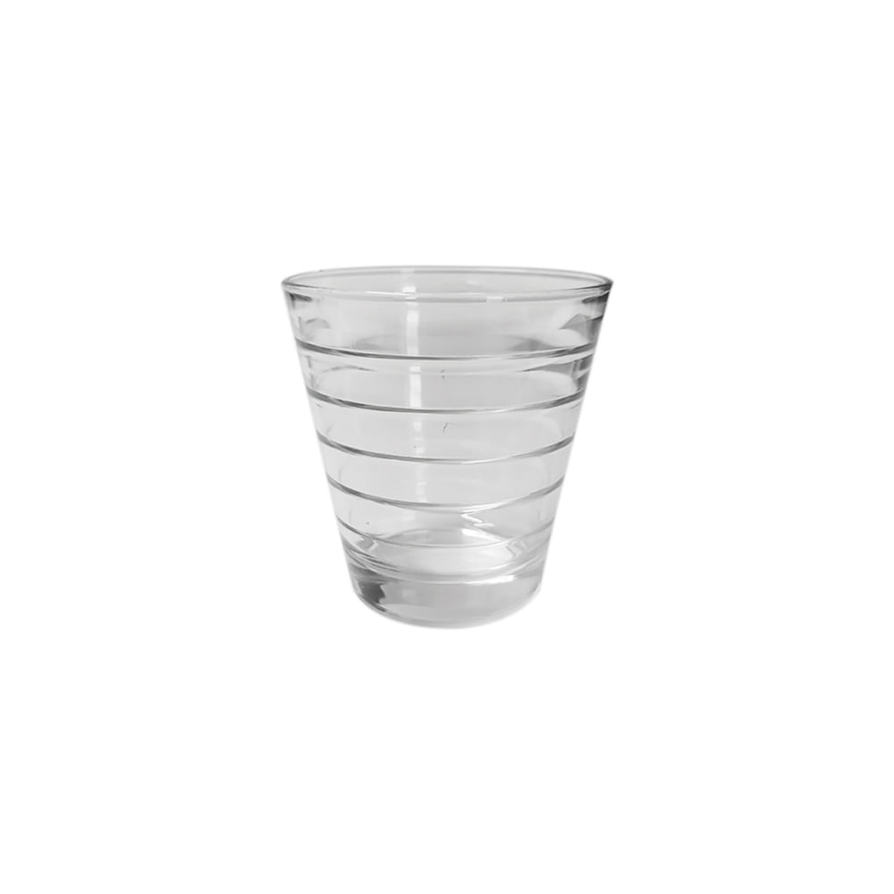 Copo para água em vidro Alimport Conic Ring 255ml