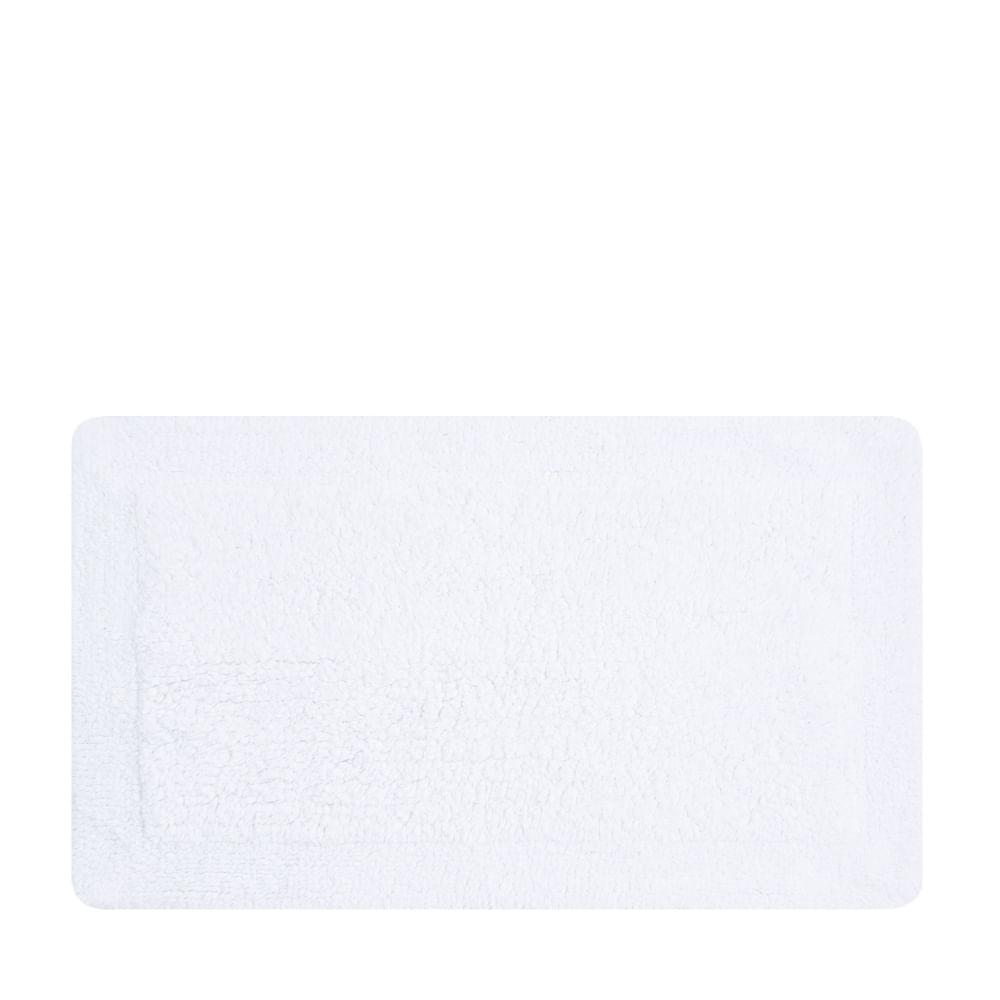 tapete buddemeyer antiderrapante 100% algodão allure branco