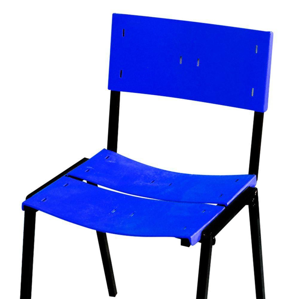 Cadeira Iso Empilhavel 1un Cor: Azul