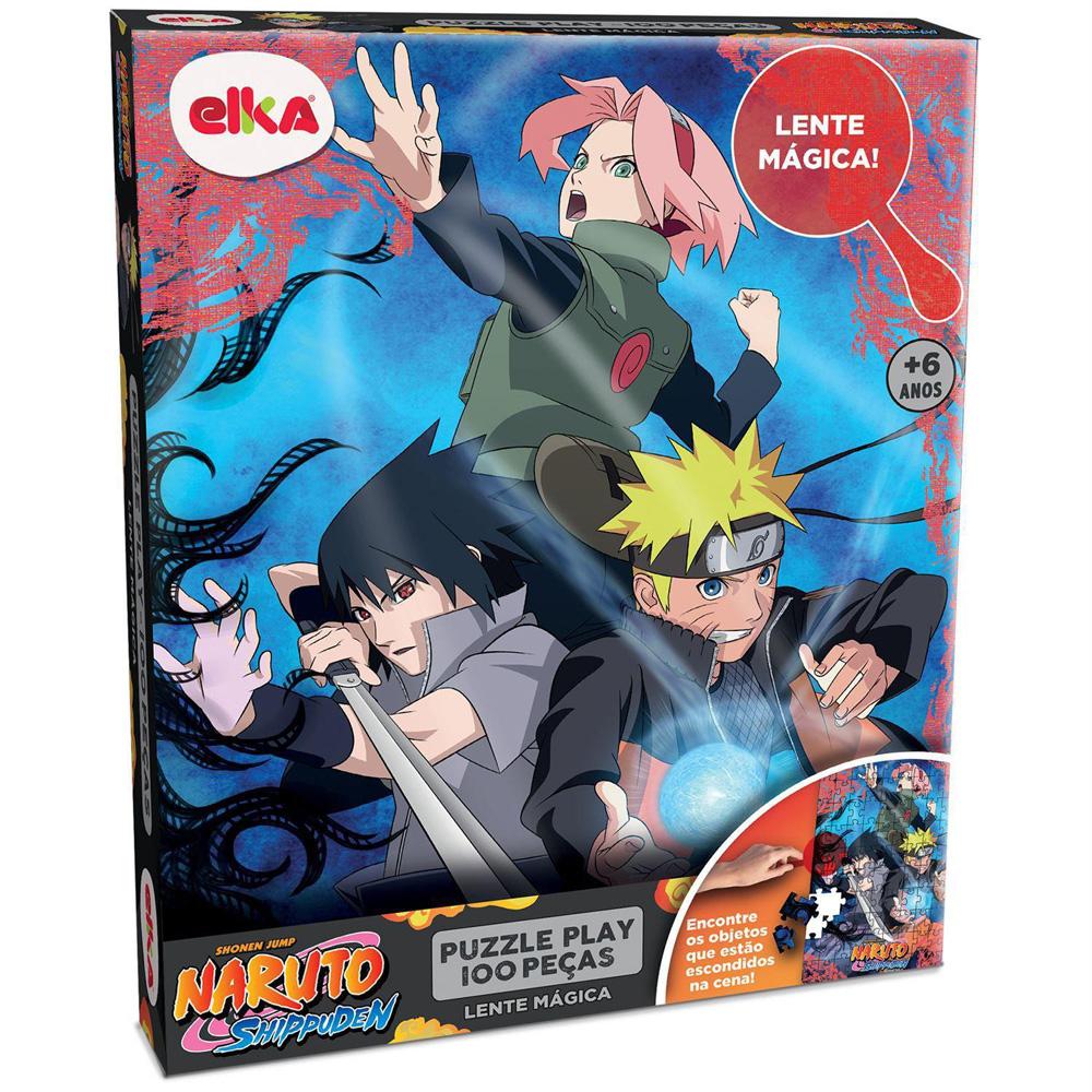 Quebra-cabeça Naruto 100 Peças Elka