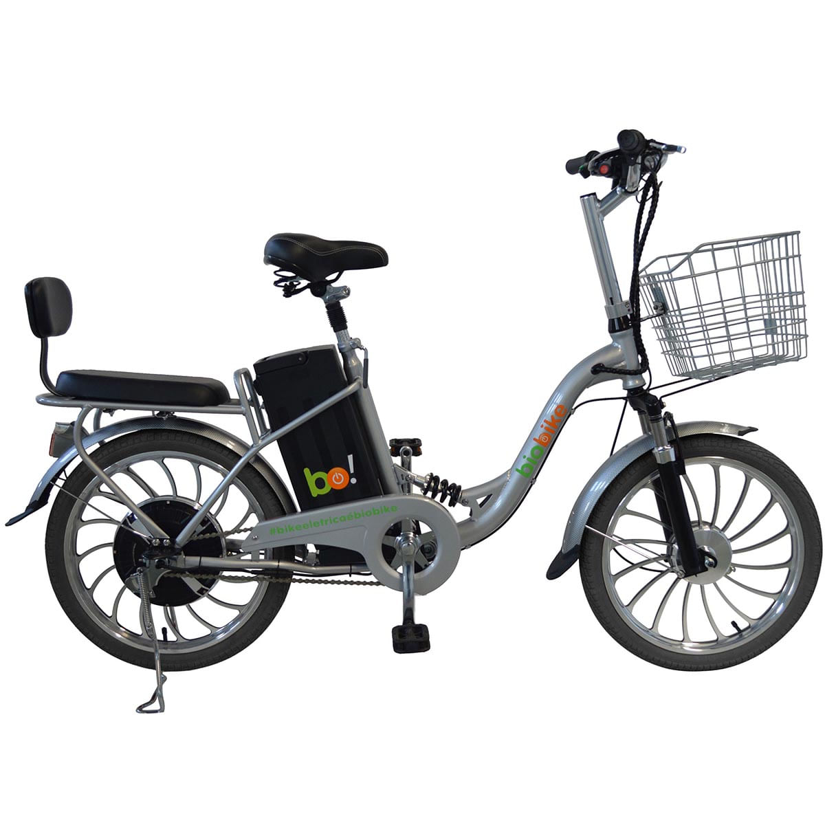 Bicicleta Elétrica Biobike URBANA Aro 20" | Cor: Prata