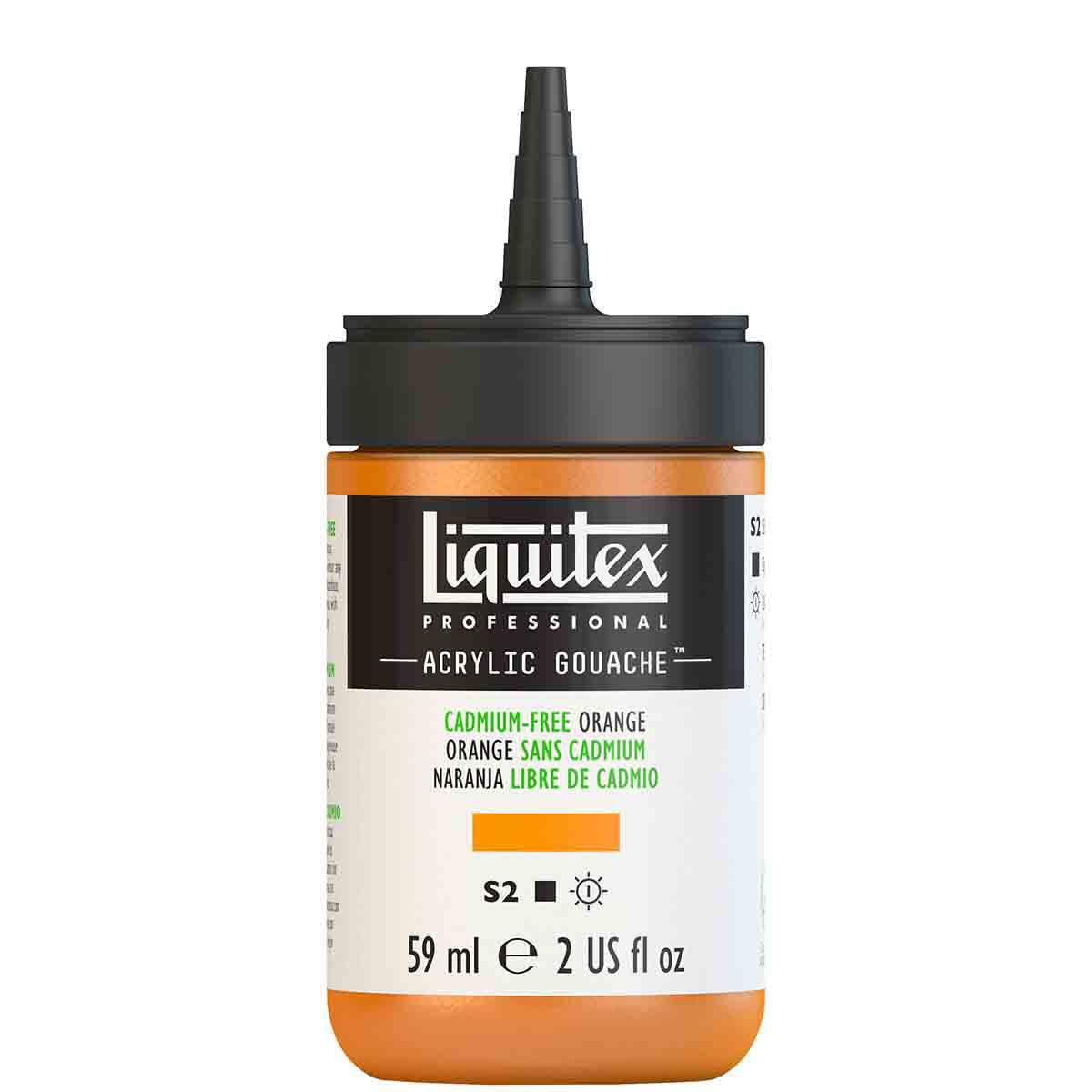 Tinta Guache Acrílica Liquitex 892 Cadmium Free Orange 59Ml