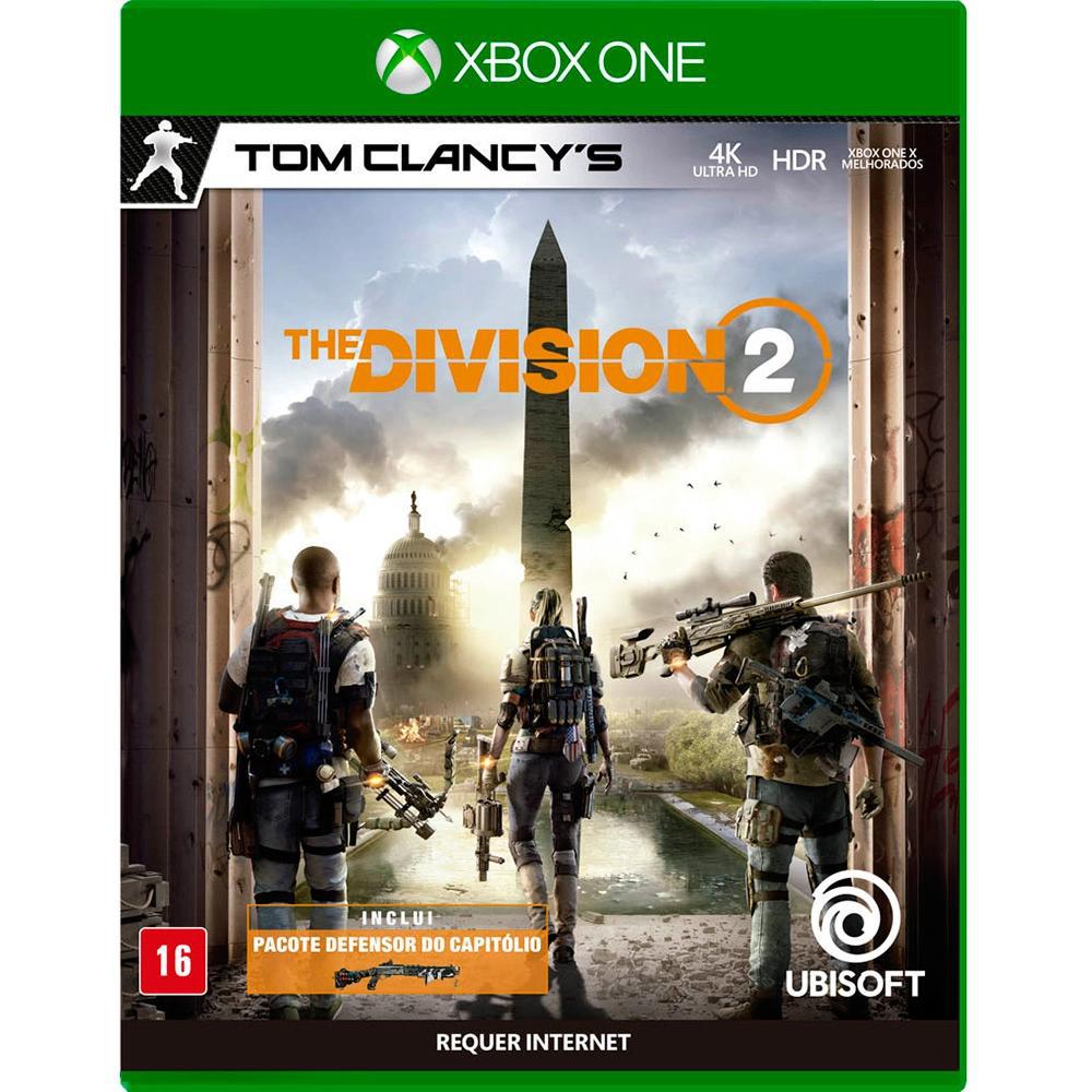 Jogo Xbox One Tom Clancy'S The Division 2  Mídia Física Novo