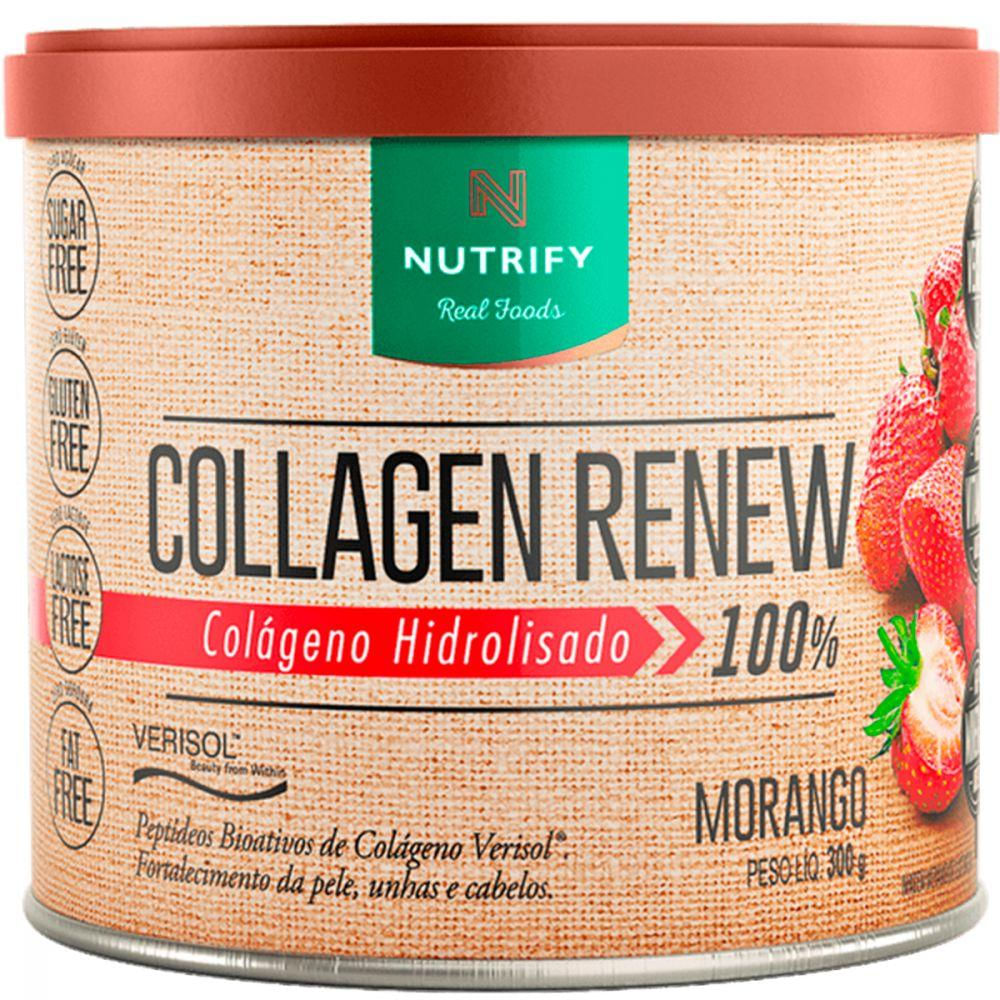 Collagen Renew Sabor Morango 300g Nutrify