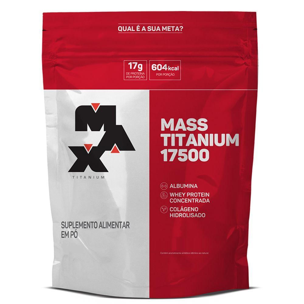 Mass Titanium 17500 - 3kg - Max Titanium Sabor:baunilha
