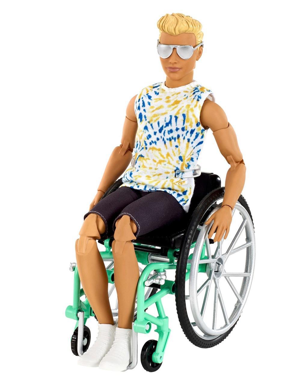 Boneca Barbie Ken Cadeira De Rodas Fashionista 167 - GWX93