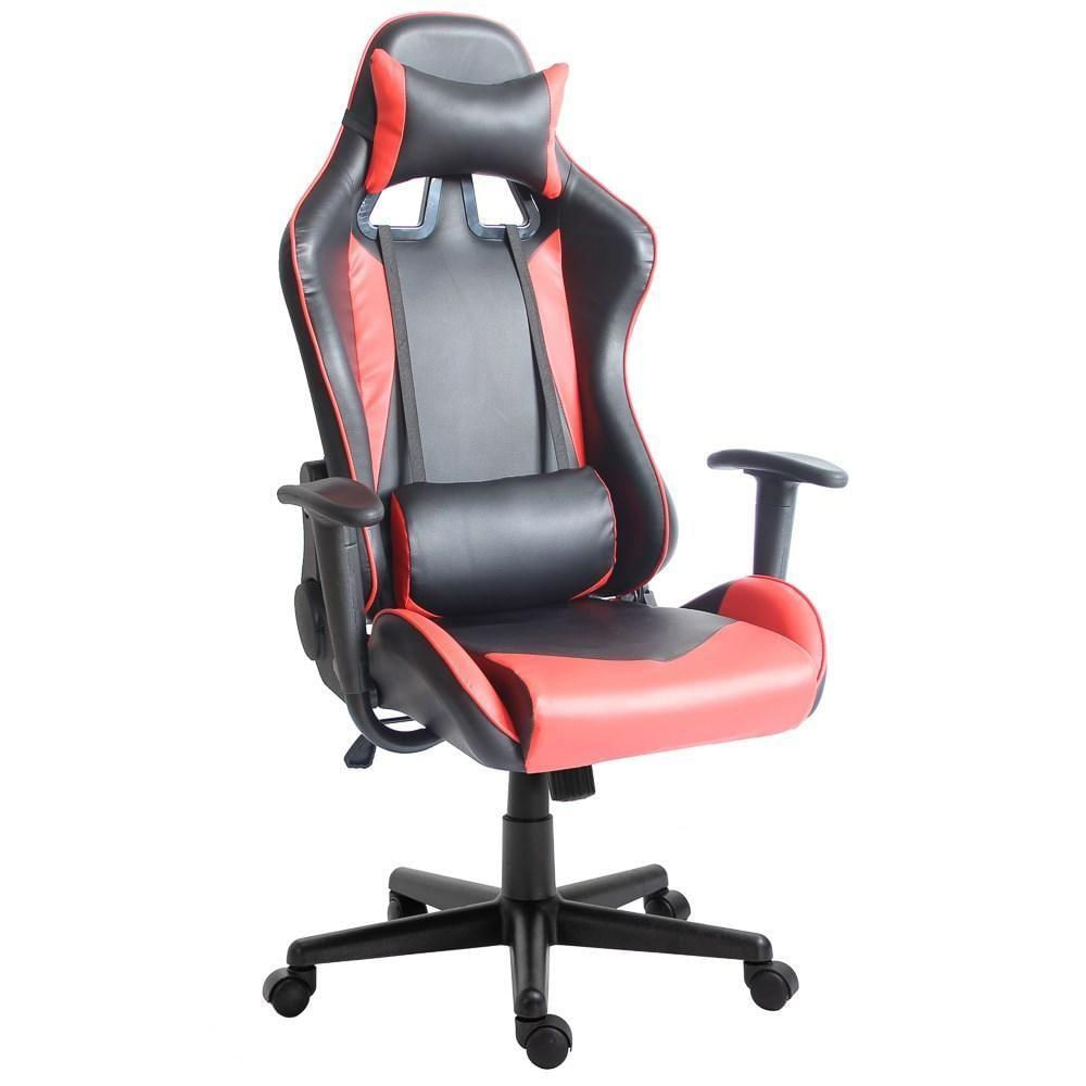 Cadeira Gamer Reclinável Pro F01 Preta/Vermelha