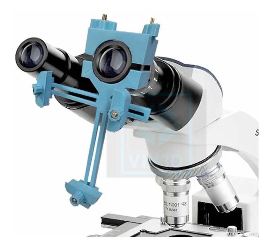 Suporte Celular Adaptador Para Microscópio Iphone Samsung Lg