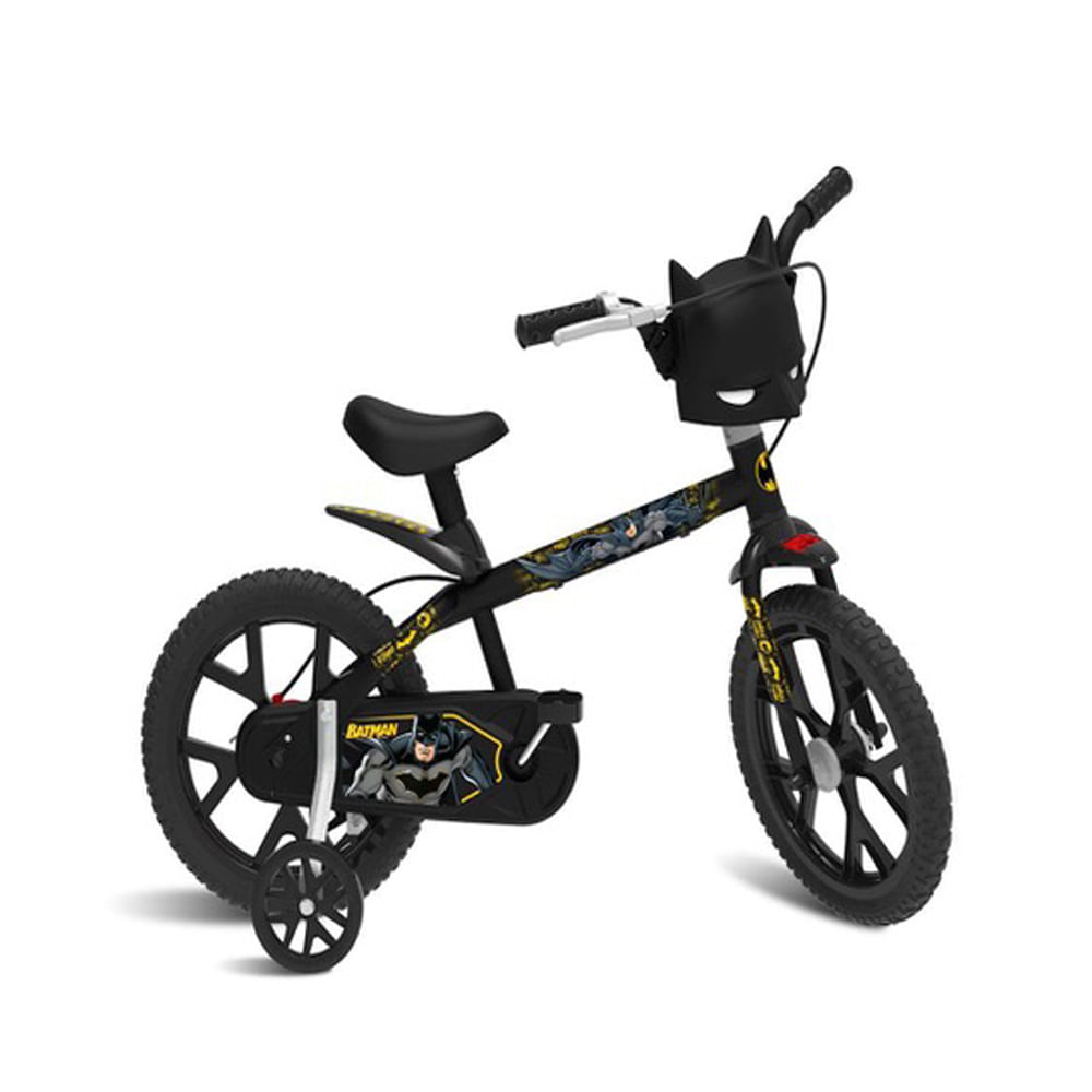 Bicicleta Infantil Aro 14 Batman Bandeirante 3121