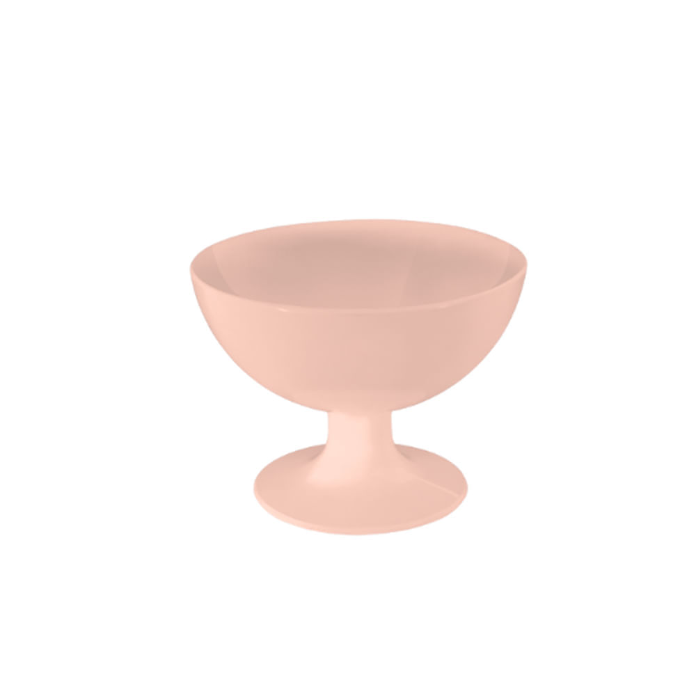 Taça de sobremesa em plástico Coza Cozy 150ml rosa blush