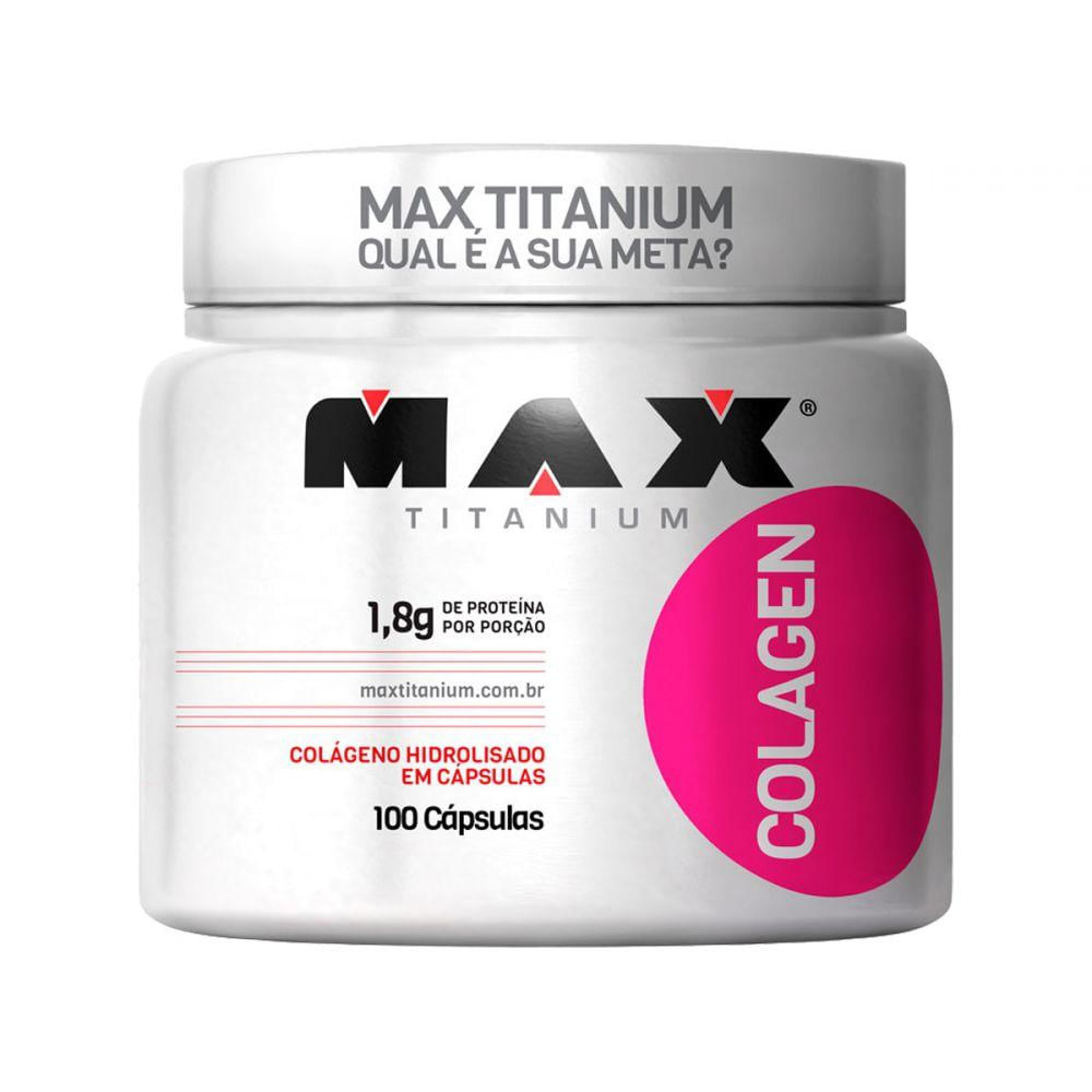Colágeno Hidrolisado Max Titanium 100 Cápsulas