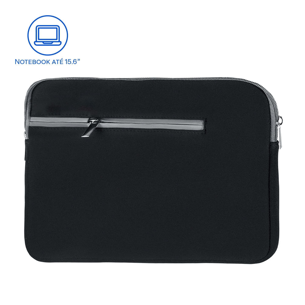 Case Neoprene para Notebook Multi até 15,6" Preta - BO400 BO400