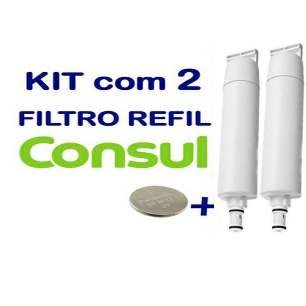 Kit 2 Filtro Refil Consul Para Purificador De Água Cpc30Ab