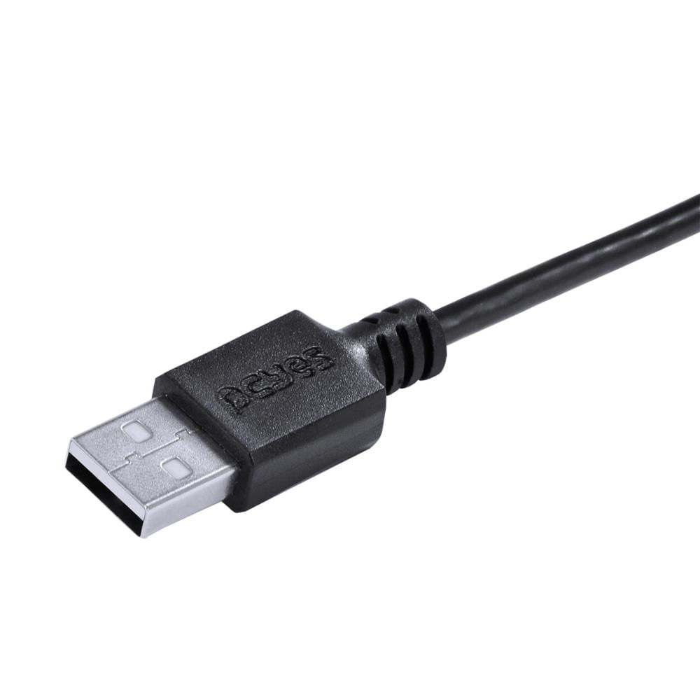 Cabo para Celular Smartphone USB a 2.0 para USB Tipo C para 2 Metros Preto - PUACP-02