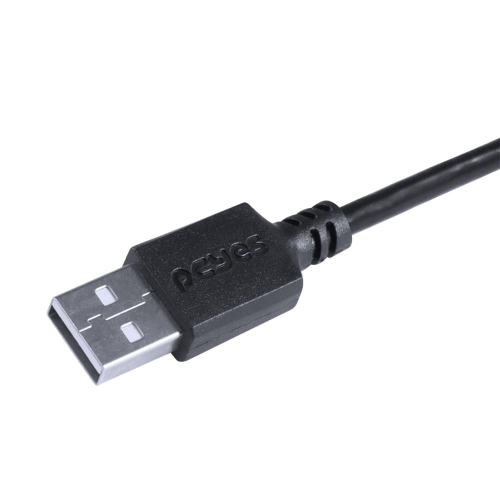 Cabo para Celular Micro USB para USB a 2.0 3 Metros Preto - PMUAP-3