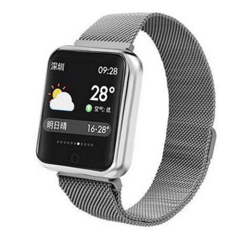 Smartwatch Inteligente P70 Pro Bluetooth Pulseira Prata