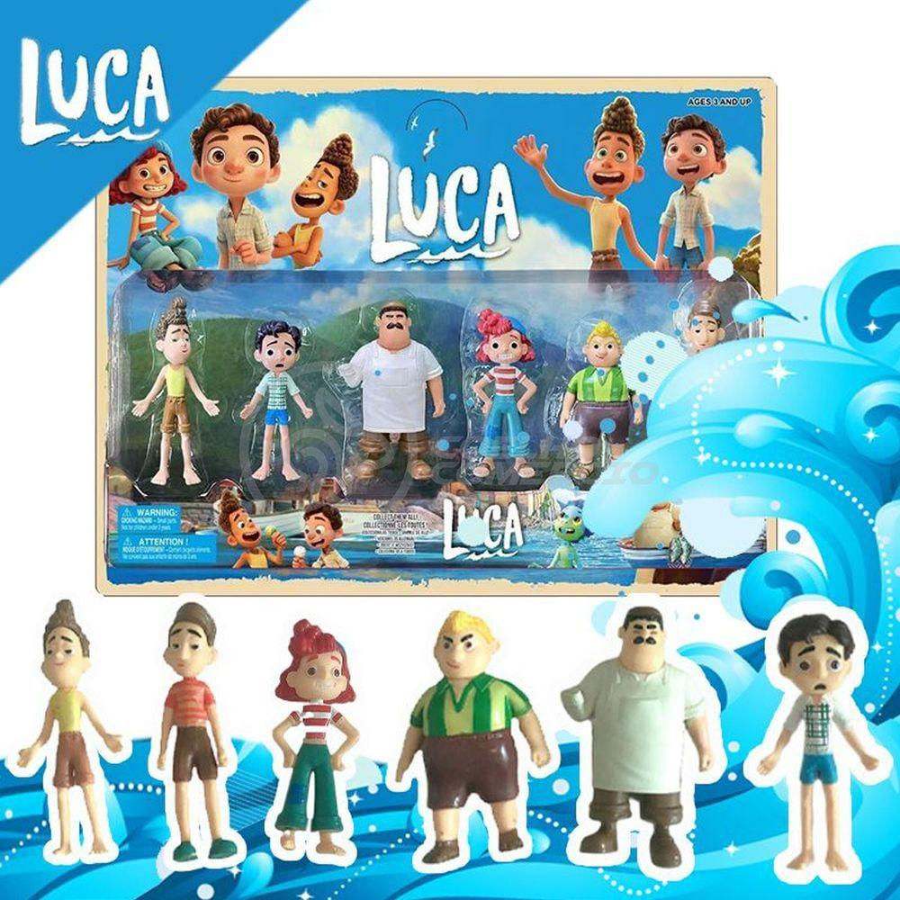 Conjunto Cartela Menino Luca E Seus Amigos 6 Personagens