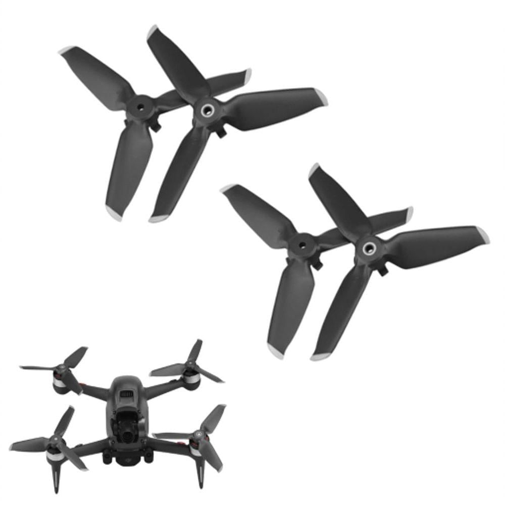 Jogo 4 Helices Para Drone Dji Fpv Conjunto Peças Completo