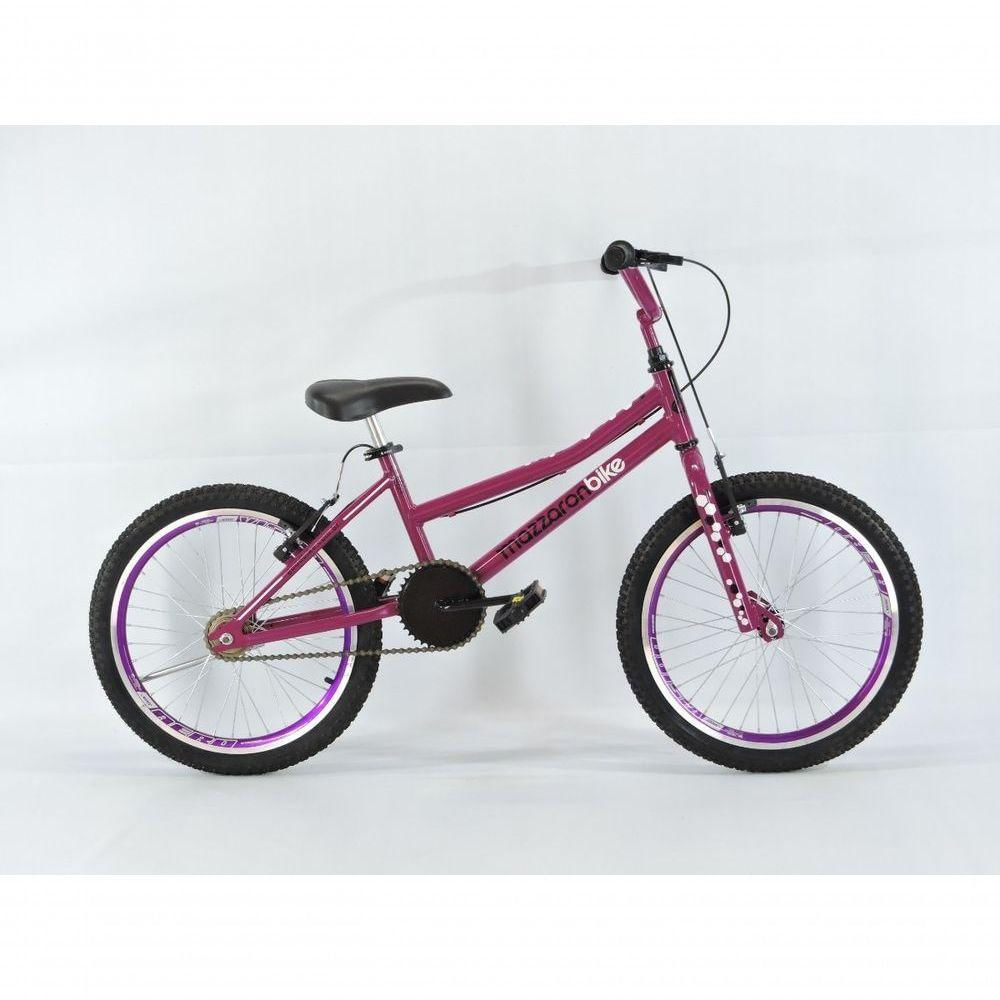 Bicicleta Infantil Cross Aluminio Aro 20 Violeta