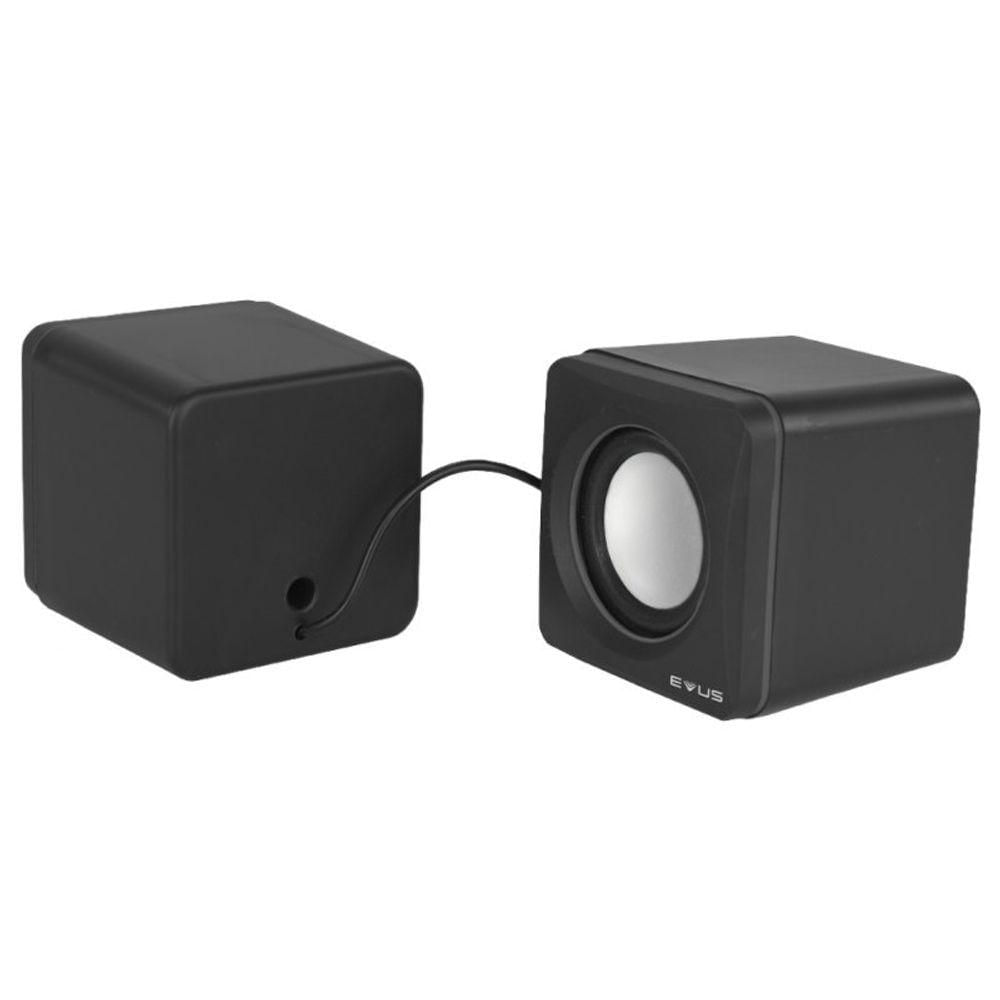 Caixa De Som 2.0 Evus Cube D 02A P2 3W