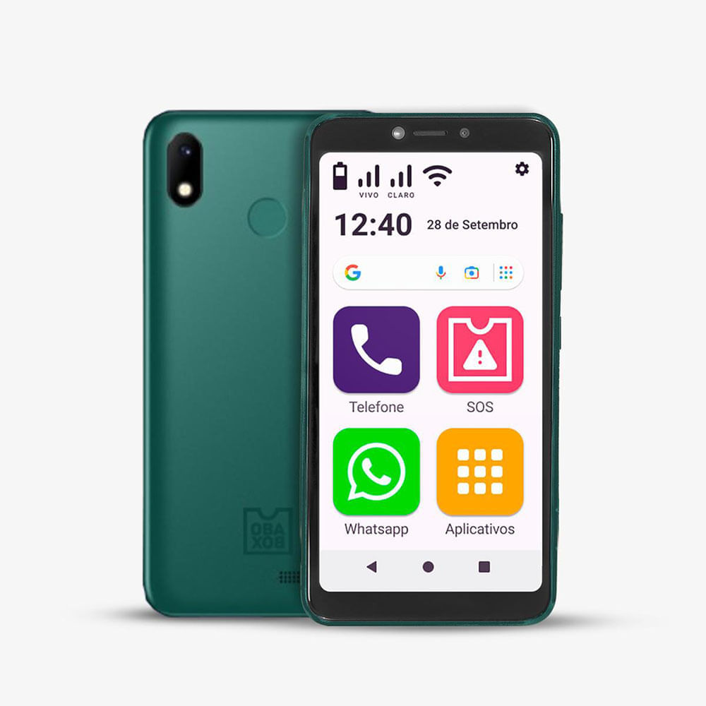 Smartphone Obasmart Conecta Verde Obabox - OB0510K OB0510K