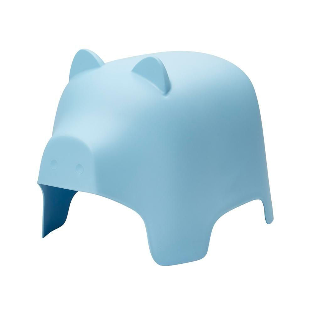 Banco Infantil Porquinho Pig Azul Azul