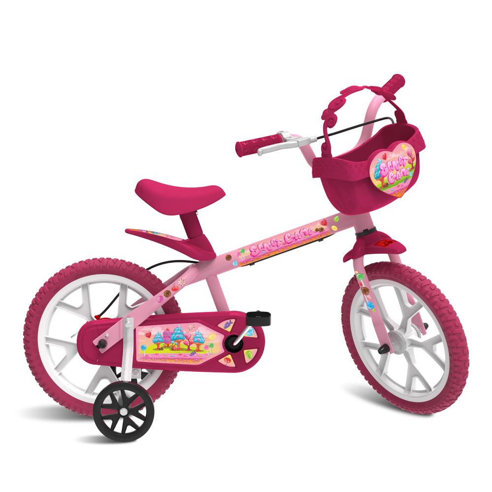 Bicicleta Infantil Aro 14 Sweet Game Bandeirante 3068