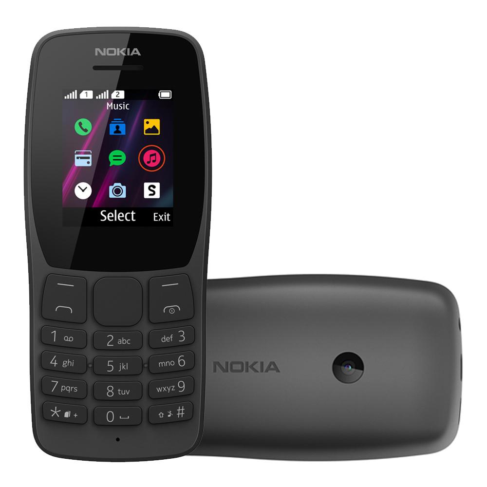 Celular Nokia 110 NK006 Dual Chip 2G com Câmera Preto