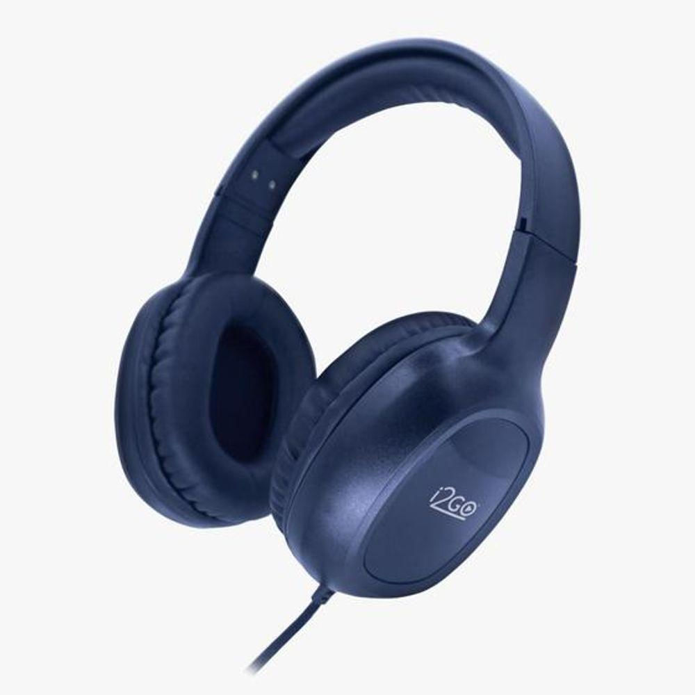 Headphone C/ Microfone Bass Go Deep Blue I2g0 Plus 1,2m Azul