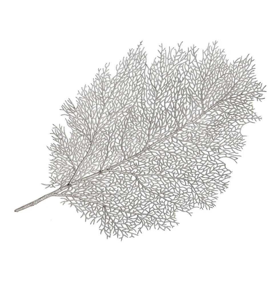 Lugar Americano Pine Leaf Prata 57x36cm - Mimo