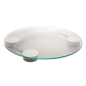 Balança redonda em vidro digital para banheiro Lyor 180kg