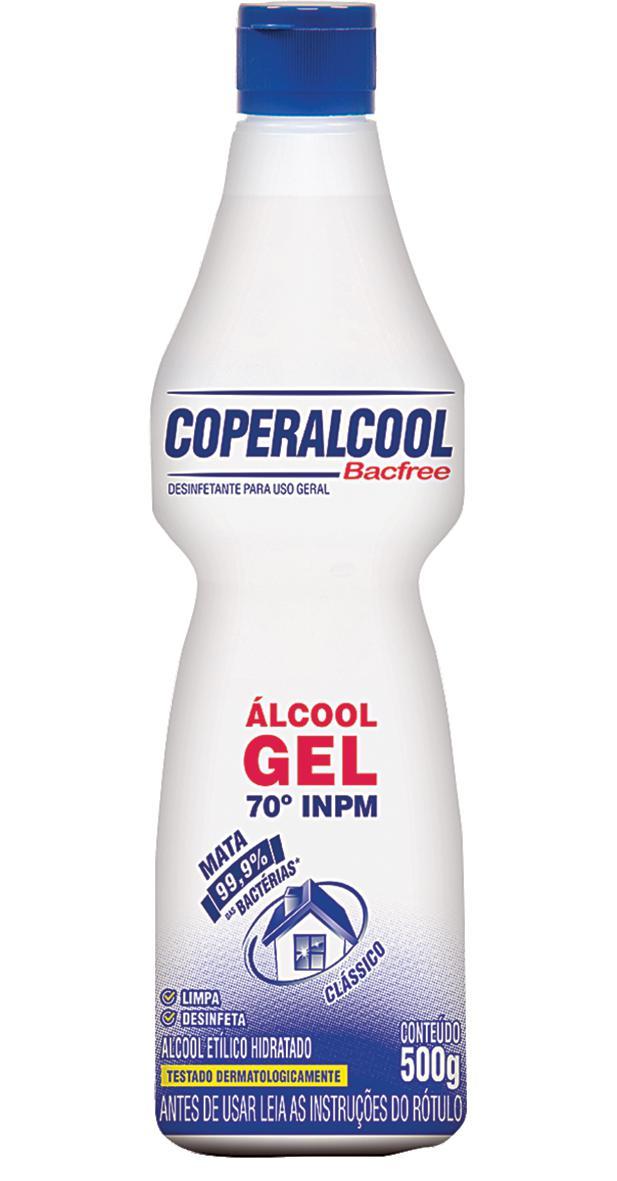 Alcool Gel 70% Bacfree 500ML Coperacool