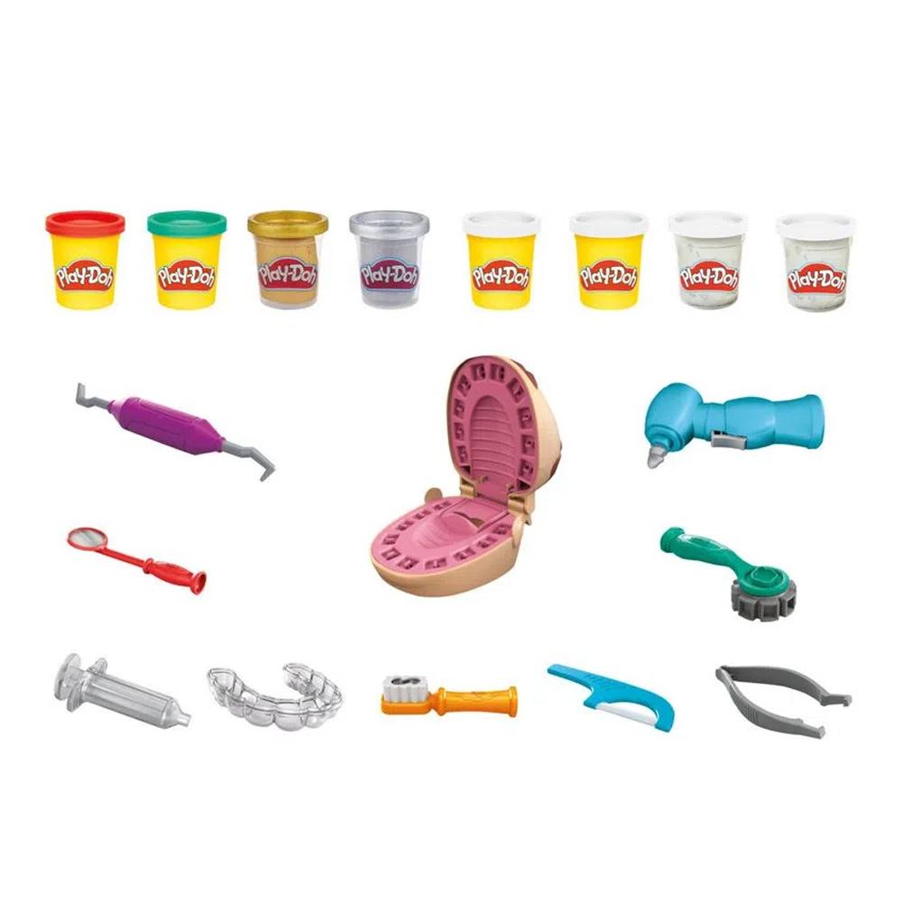 Conjunto Play-Doh Brincando de Dentista Hasbro F1259