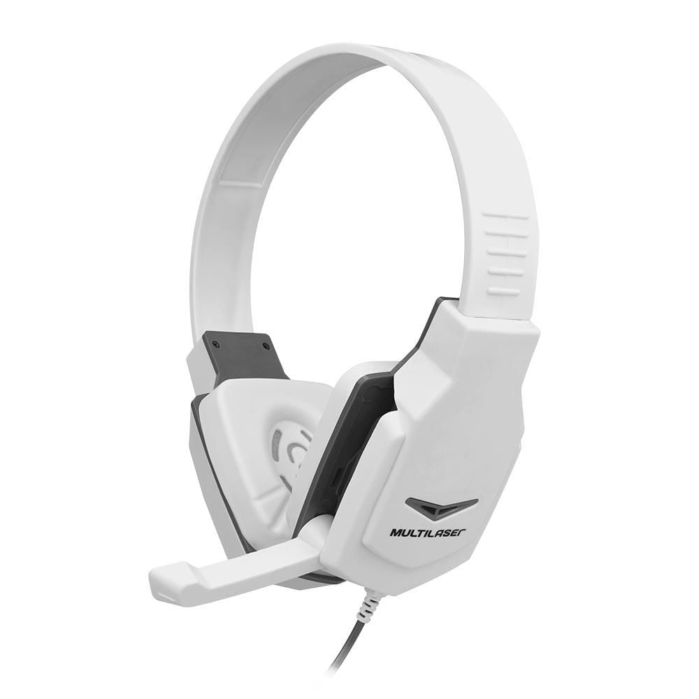 Headset Gamer com Microfone Multilaser PH364 Branco