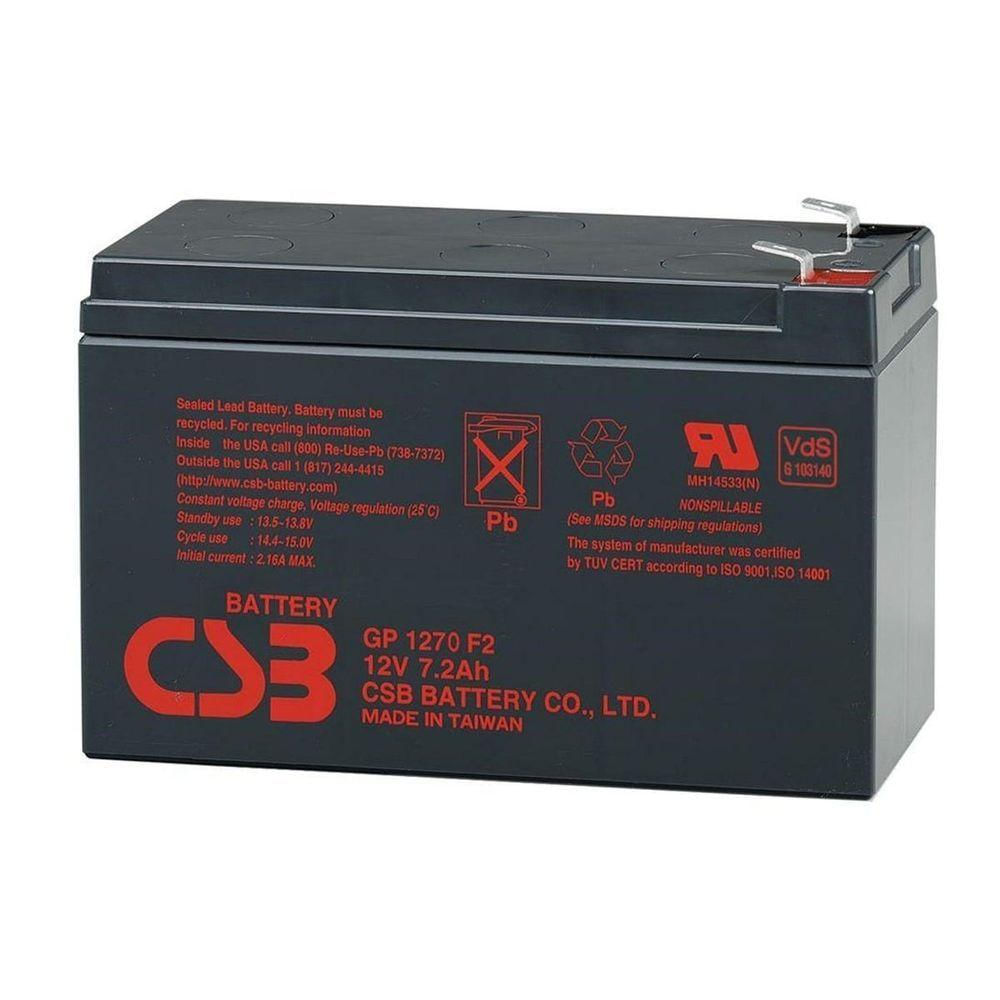 Baterias Csb Vrla 12V 7.2Ah Gp1272 (28W)