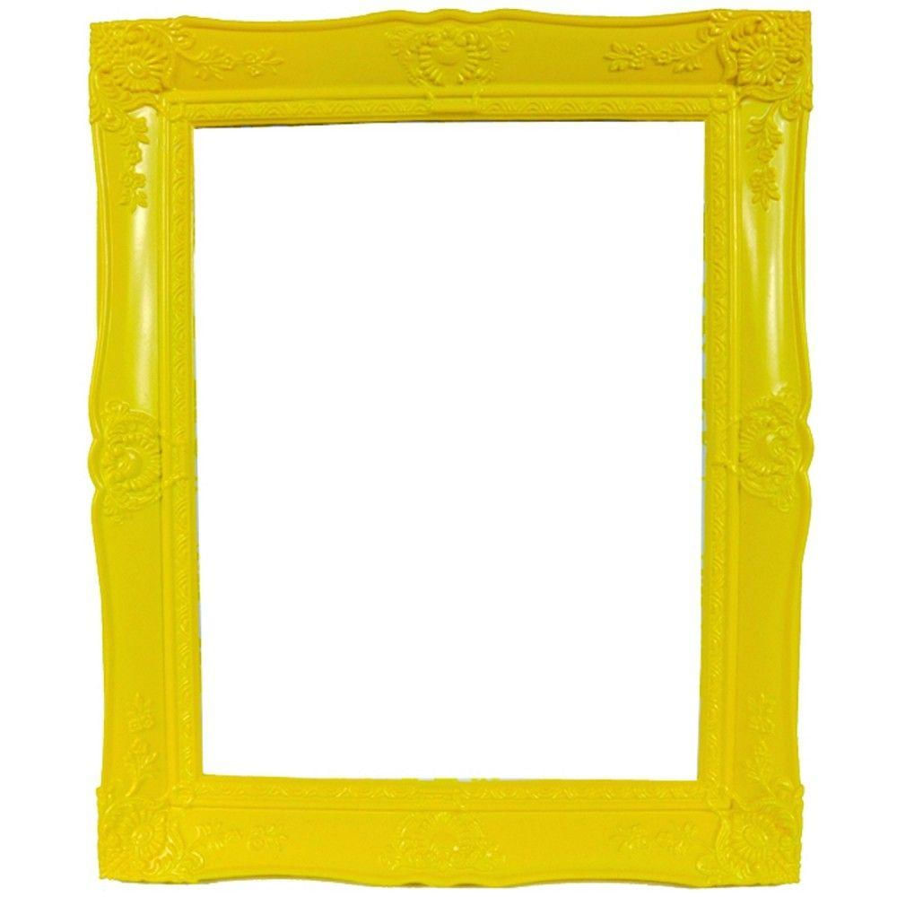 Porta Retrato Amarelo 20x25 Cm