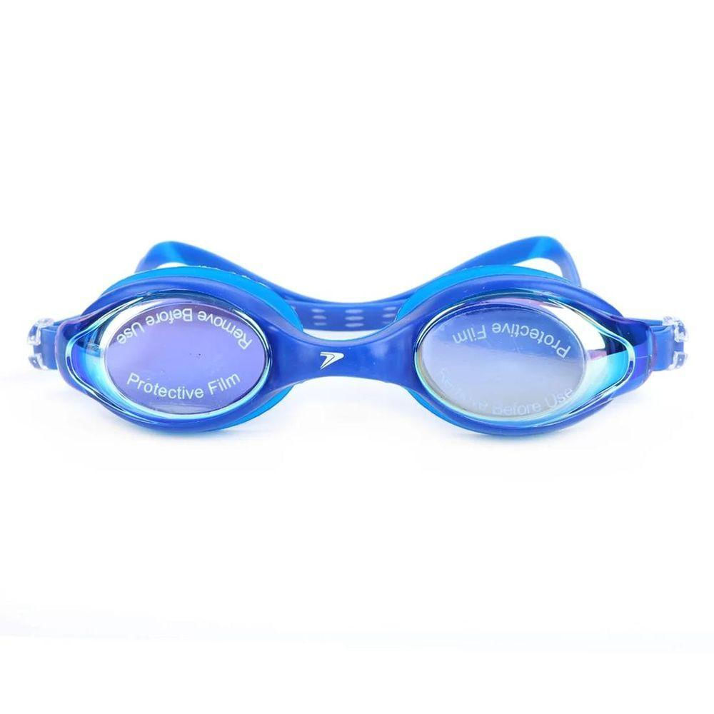 Óculos De Natação Adulto Mirror Ultra Poker Azul/dourado