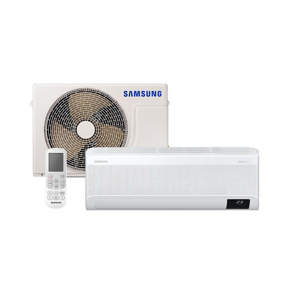 Ar Condicionado Hi Wall Samsung Windfree Powervolt Inverter 9.000 Btus Frio Bivolt Bivolt