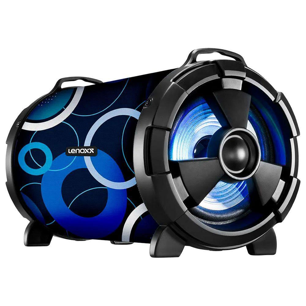 Caixa Boom Speaker Bt 570 Woffer 5Usb Bluetooth Preto/Azul