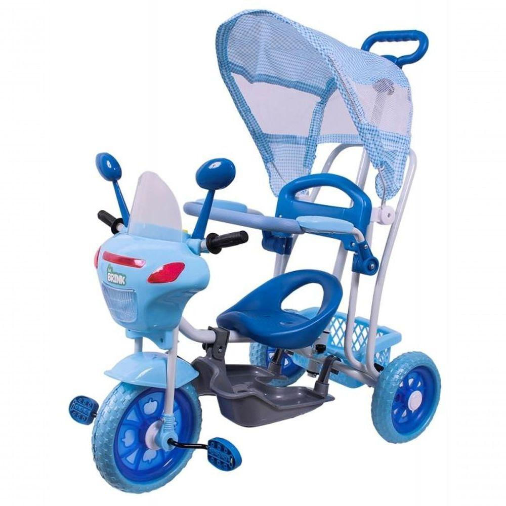 Triciclo Infantil Moto Azul
