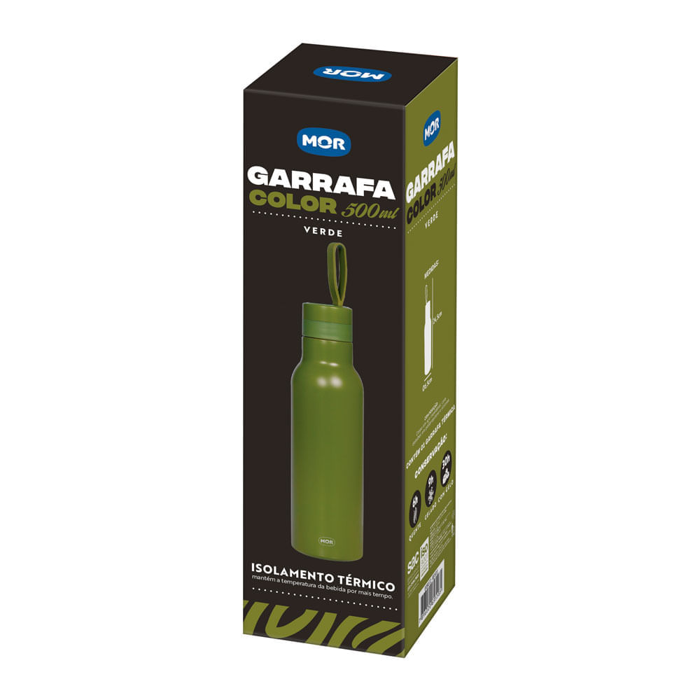 Garrafa Color 500ml Verde