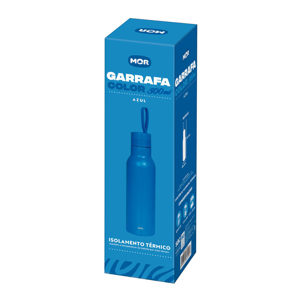 Garrafa Color 500ml Azul