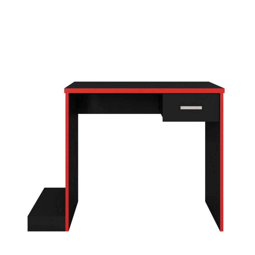 Mesa Desk Game Drx- 9000 Preto Tx/ Vermelho Tx