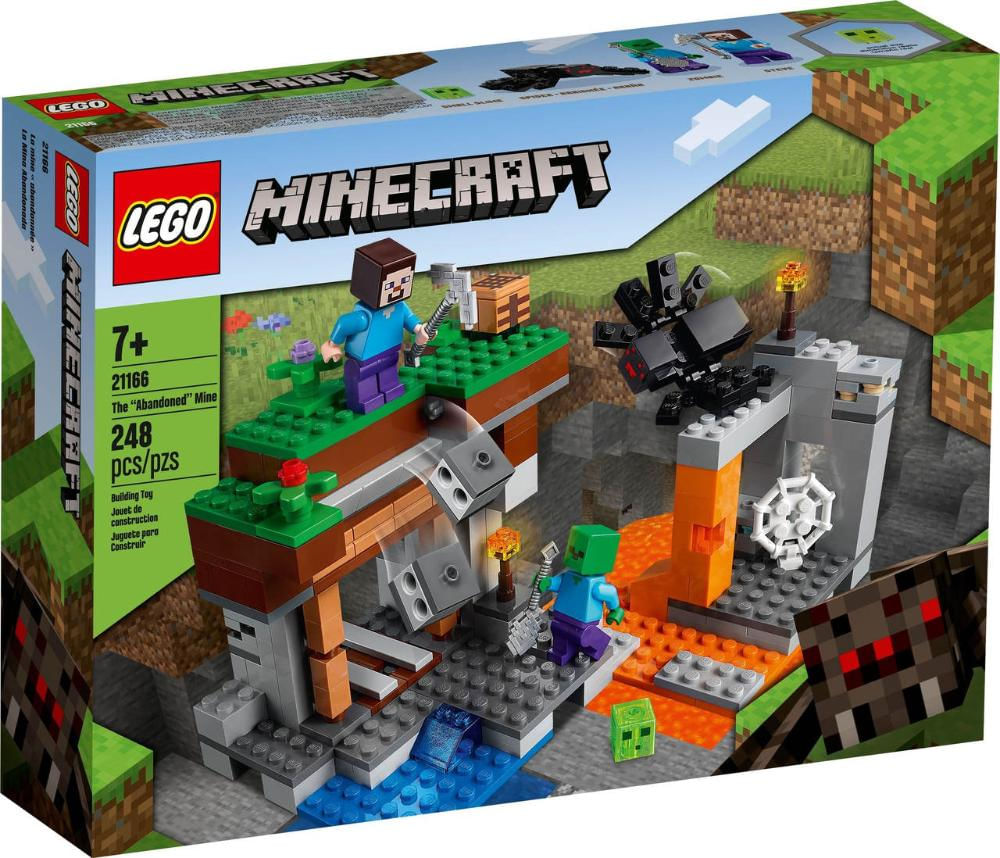 Lego Minecraft A Mina Abandonada 248 Peças - LEGO 21166