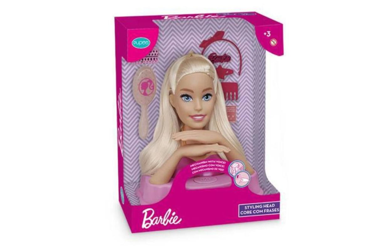 Barbie Boneca Com Frases Styling Head Core - Pupee 1291