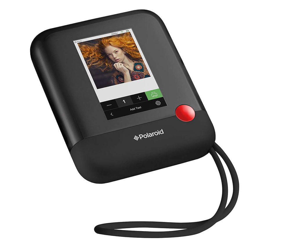 Câmera Polaroid Pop WiFi com impressão instantânea e Display Touchscreen Preta